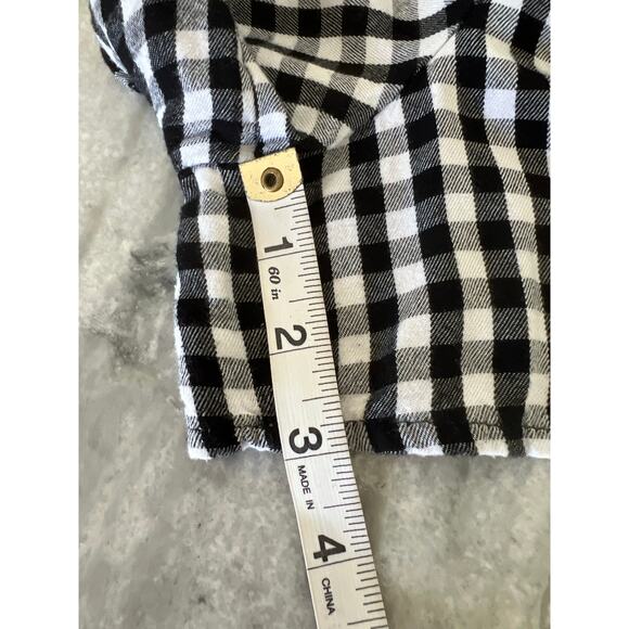 Hollister- Gingham Black and White Romper Size Small - Picture 8 of 8